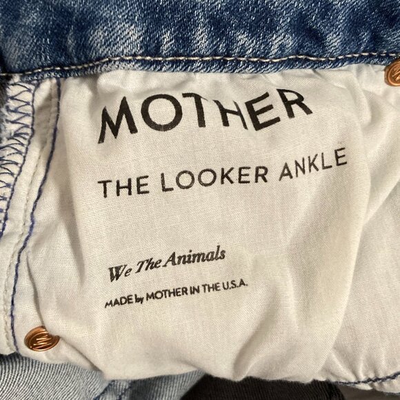 MOTHER The Looker Ankle Jean We the Animals Wash Size 26 - Picture 7 of 10